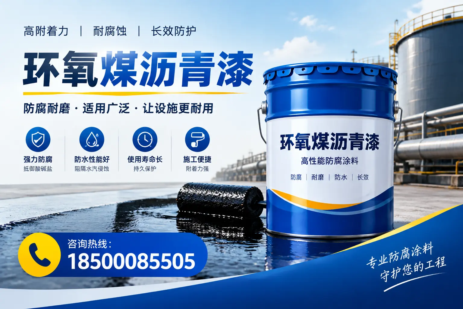 环氧煤沥青漆与其他涂料的对比分析，助力白沙企业决策